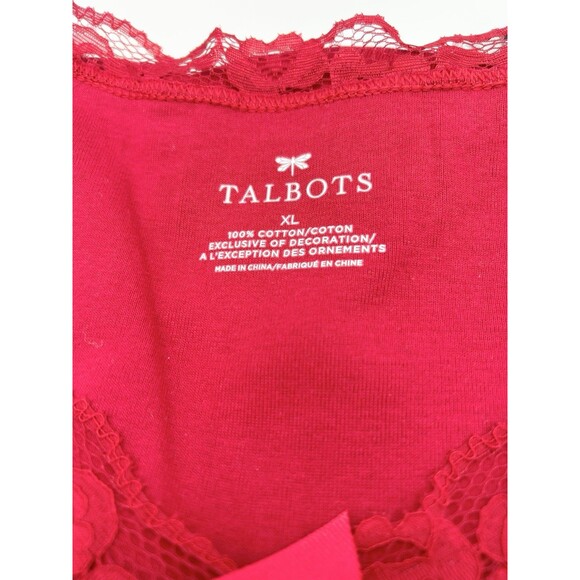 NWT Talbots Pajama Set XL Scottish Terrier Dog Print Red Gray Great Gift Cotton - Picture 3 of 7